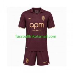Fußballtrikots AS Monaco Kinder 2026-2027 Kurzarm Auswärts-trikot kaufen